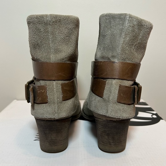 Nine West Vintage America Collection Ankle Boots — Taupe Suede Sz 6.5 - Picture 6 of 10